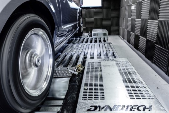 Mustang On The Dyno in Blackpool